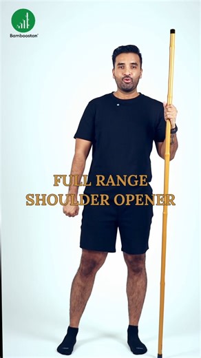 Bamboostan on Instagram: "You keep asking for exercises, so here they are! 💪 Full-range shoulder opener using the bamboo fitness stick Perfect to release stiffness, improve posture, and open up mobility through your upper body. . . . . . . #BambooFitness #ShoulderMobility #MobilityWorkout #FullRangeMovement #ShoulderOpener #FunctionalTraining #NaturalFitness #FlowTraining #BodyAwareness #MovementTherapy #HolisticHealth #MindfulMovement #StretchAndStrengthen #BambooStickWorkout #WellnessJourney"
