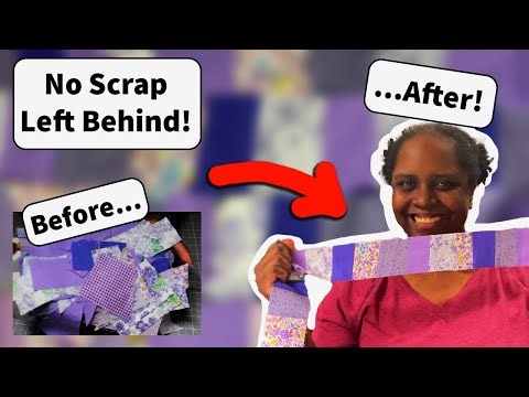 Don't throw away those fabric scraps! Use THIS hack to keep them in check!