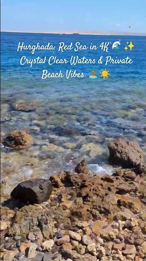 The 4K Waters of the Red Sea, Hurghada 🌊🏝️✨