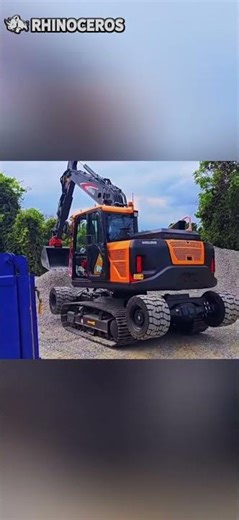 Rhinoceros wheel crawler excavator X125pro#wheelexcavator#crawlerexcavator#rhinocerosexcavator