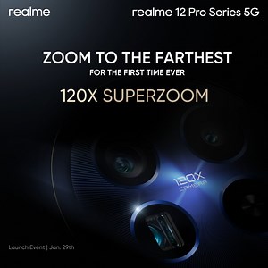 3.8K views · 383 reactions | Capture the unseen with the realme 12 Pro Series. Experience #120XSuperZoom, say goodbye to blurry pics, and embark on super zoomed-in adventures! #realme12ProSeries5G | realme Global | Facebook