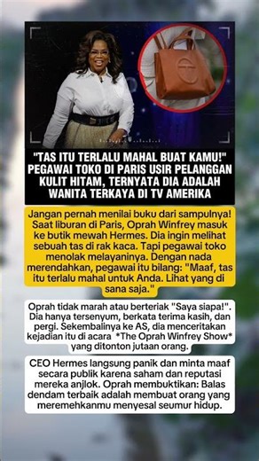 Kisah Oprah Winfrey dan Tas Mewah di Paris