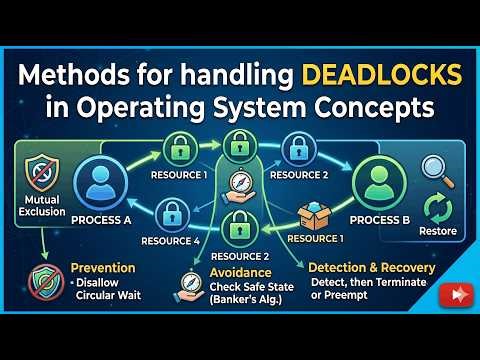 Methods for Handling Deadlocks | Prevention, Avoidance & Detection Explained (OS)
