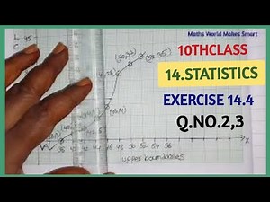 10thClass, Statistics, Exercise 14.4, Q.No.2,3 @mathsworldmakessmartintelugu