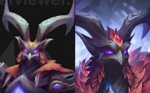 阿兹尔、泽拉斯皮肤原画与局内模型对比