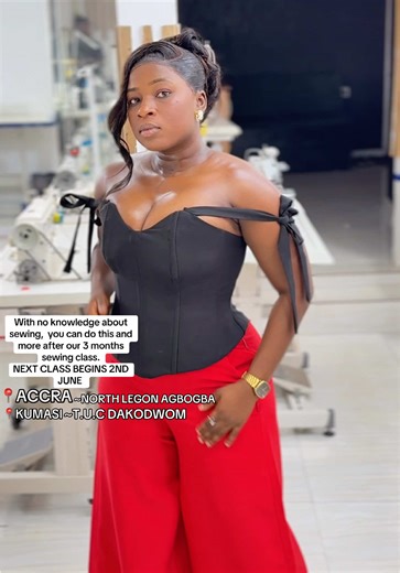 Learn to Sew in 3 Months: Classes in Accra & Kumasi