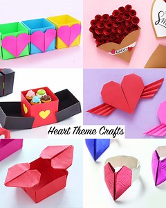 3.4M views · 22K reactions | Heart Theme Crafts Ideas | Easy Craft Ideas | Gift Ideas #diy #diydecor #diycards #diycrafts #diyproject #hearts #valentines #valentinesgift #valentines2022 #valentinesdaygift #valentinesday2022 #valentines #gifts #gifting #giftbox #giftideas #craft #crafting #papercrafts | D.I.Yay | Facebook