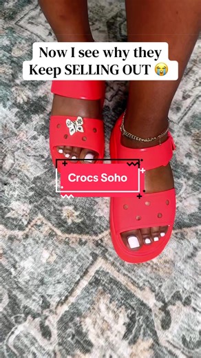 Wide feet girls… Crocs finally did us right with these 😭 Memory foam feel, adjustable strap, and actually comfortable all day. And y’all already know Crocs don’t stay in stock long… if you see your size, grab it. They’re in the cart. #Cro#Crocsd#WideFeetFriendlym#ComfortShoesocssohoystrap @Crocs #EverydayStyle