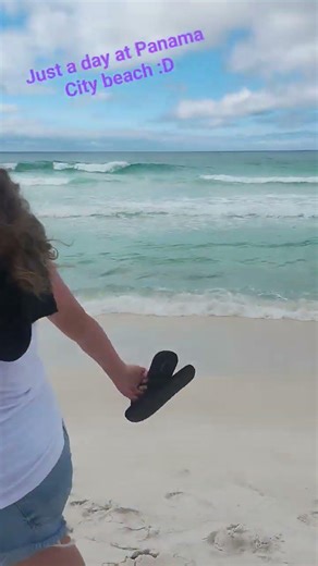 taking a walk at Panama City beach