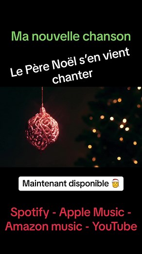 🎅MAINTENANT DISPONIBLE🎅 Pour les radios et sur toutes les plateformes numériques 🎶 Nouvelle chanson de Noël: LE PÈRE NOËL S'EN VIENT CHANTER de STEVEN LEVAC 🎄 LANCEMENT D'UNE NOUVELLE CHANSON DE NOËL ORIGINALE ET FESTIVE! Si le Père Noël est en retard chez vous cette année, ce sera peut-être la faute à STEVEN LEVAC ! Dans un monde de multiples reprises des traditionnels de Noël, Steven nous propose sa composition originale «LE PÈRE NOËL S'EN VIENT CHANTER», une chanson festive et folk ! On y