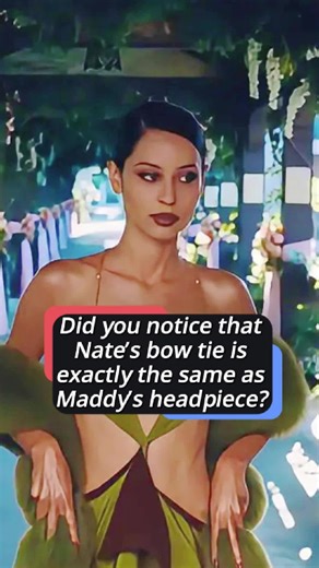 Did you notice that Nate’s bow tie is exactly the same as Maddy’s headpiece That’s the real reason Nate disappeared the night before the wedding.#tiktoktvfilmcontest #bigreveal #foryou #usa #us #fyp #celebrities #celebrity #euphoria