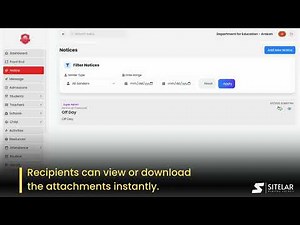 REBAPP: How notice system works. [ REB APP TUTORIAL | SITELAR ]
