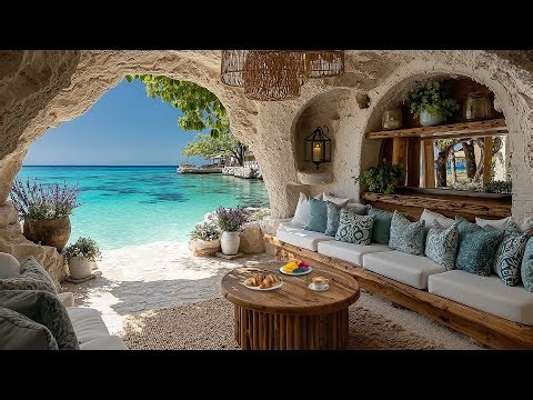 Morning Coffee by the Ocean ☕ Fresh Fruit & Smooth Jazz Music for Positive Mood