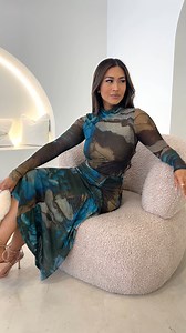 Pretty in print this season in the beautiful new Corria Mesh Midi Skirt! Pair it with the Corria Mesh Top to finish off the look! https://ginghamandheels.com/collections/new-arrivals/products/corria-mesh-midi-skirt-teal-tie-dye?variant=40192463601798 #newarrivals #new #fashion #justlanded #ginghamandheels | Gingham and Heels