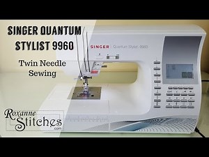 Twin Needle Sewing ~ Singer Quantum Stylist 9960