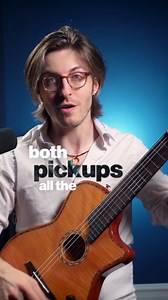 Bromo BEN2C Electric Nylon String Guitar, Thinline Fully Chambered Semi-Hollow Body Slim Neck Dual Pickup Stage Live Performance Fusion Classical Guitar with Hard Case (Natural)