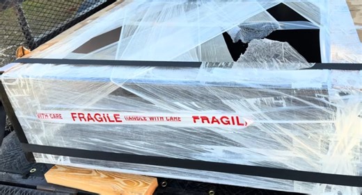 He bought 3 massive aquariums - is there enough space for all of them?