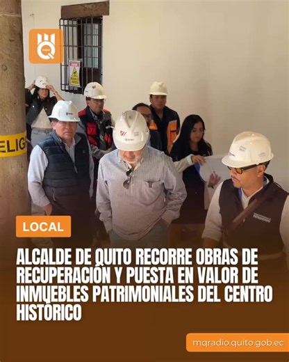 🏛️ #Noticias | El Municipio realizó un reconocimiento técnico para definir el uso de varios inmuebles municipales patrimoniales, entre ellos la Casa de Benalcázar, el Antiguo Hospital San Lázaro y una casa ubicada en la Plaza Santa Clara. La visita contó con la participación de autoridades municipales y busca poner en valor estos espacios históricos de la ciudad. 🔧 En el caso de la Casa de Benalcázar, el Instituto Metropolitano de Patrimonio (IMP) ejecuta trabajos de mantenimiento preventivo y