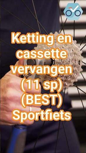 Replacing the chain and cassette (11 speed) (BEST) on a sports bike