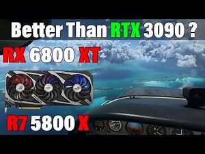 Microsoft Flight Simulator : RX 6800 XT + Ryzen 7 5800X - 1440p \\ 4K Ultra Settings