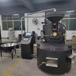 [Hot Item] 15kg 20kg 30kg Semi-Automatic Commercial Coffee Roaster Gas Electric Roaster 304 Stainless Steel Coffee Bean Roaster