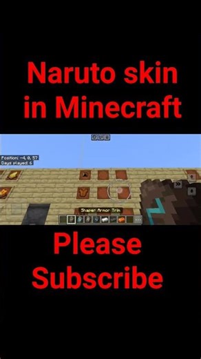 Naruto skin in Minecraft