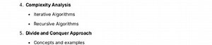 4. Complexity Analysis- Iterative Algorithms- Recursive Algor... | Filo