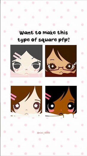 How to make square face pfp tutorial🍓#ytshorts #shorts #trending #pfp #square#face#viral #viralvideo