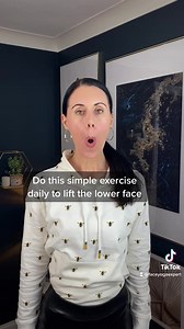 188K views · 2.9K reactions | Natural face lifting hack for you  Do this simple exercise daily to lift the lower face Daily practice is how you get results Plus it takes just 1 minute As the muscle build in strength and tone the skin attached is lifting too Have a try! | The Face Yoga Expert | Facebook