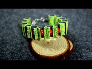 bracelet from polymer clay tutorial FIMO |new design| DIY jewelry