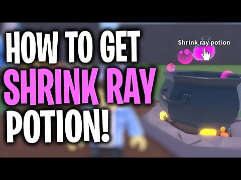 How To Make SHRINK RAY POTION in WACKY WIZARDS! (Roblox)