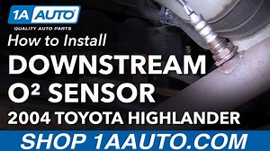 How to Replace Downstream O2 Sensor 2000-07 Toyota Highlander