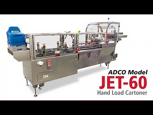 ADCO Model JET 125 - Semi Automatic Hand Load Cartoner