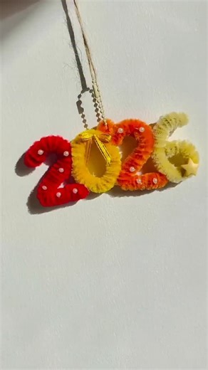 Paper Art Creation on Instagram: "Is it ever too early to start getting ready for 2026? 🤪✨ These fluffy pipe cleaner numbers are the cutest addition to your New Year’s decor! So simple to make and they look adorable hanging up. Who else is ready for a fresh start? 🙋‍♀️🌈👇 #diycrafts #pipecleanerart #newyear2026 #2026 #handmade crafttutorial easydiy creativeideas chenillestems homedecor holidaycrafts colorfulcrafts kidscrafts diyornament crafting"