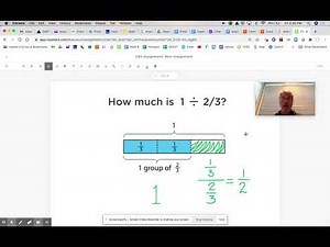 Tape Diagrams and Dividing Fractions