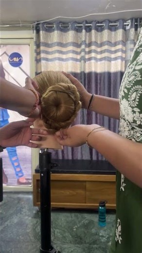 📌 Donut Bun Hairstyle 😍 | Easy Juda in 1 Minute 🔥 #shorts