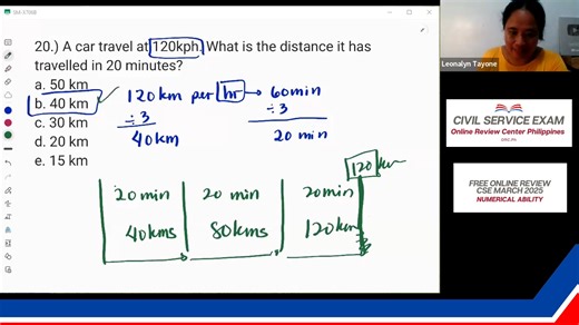 🌟 Civil Service Exam Review 2025: Numerical Ability by Coach Leonalyn! 🚀 Enrollment is now open for Civil Service Exam Intensive Coaching via ZOOM. Limited slots available, so don’t wait to secure your spot! 📩 Message us for inquiries and more details. Let’s make your dreams a reality—see you there, future CSE Passer! ❤️ | ORC Online Review PH