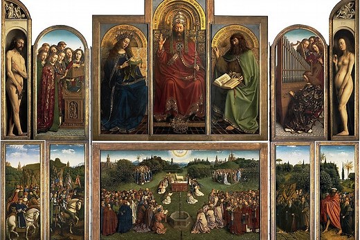 Ghent Altarpiece by Jan van Eyck - Studying Jan van Eyck's Iconic Work
