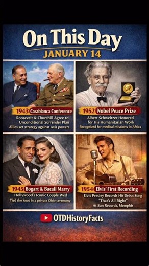 On This Day – January 14 | 4 Moments That Shaped History