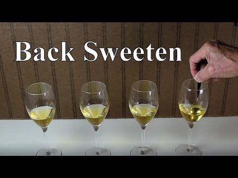 Back Sweeten Your Wine