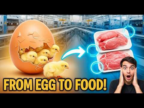 Inside the Chicken Factory – Full Process How Millions of Chickens Are Made