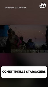 549K views · 7.2K reactions | A rare celestial sight left stargazers mesmerized all across SoCal as they caught a glimpse of the comet. ☄️朗 For those unable to see Tsuchinshan-ATLAS in the night sky, the Virtual Telescope Project in Italy will host a live feed of the comet on Wednesday during its brightest point, and on Saturday, at its closest distance to Earth. The comet can be seen with the naked eye until Oct. 26th. | ABC7 | Facebook