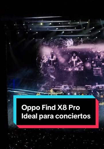 Oppo Find X8 Pro: Ideal para Conciertos