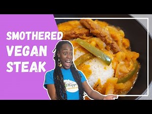 Smothered Vegan Steak | Kaye's Kitchen Cooking Video