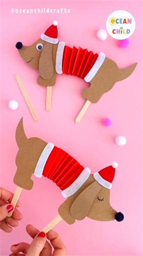 Dancing Christmas Dog Craft for Kids! 🐾🎅 Looking for a fun and festive way to keep little hands busy this holiday season? 🎁 This adorable Dancing Christmas Dog Craft is easy, low-prep, and guaranteed to bring giggles! Just grab some paper, glue, and popsicle sticks, then watch your cute Christmas pup dance to your favorite holiday tunes. 🐕💃 Perfect for parents, teachers, and crafty kids alike. Plus, we’ve got an optional printable template to make it even easier! ✂️✨ ❤️ Save this idea for y