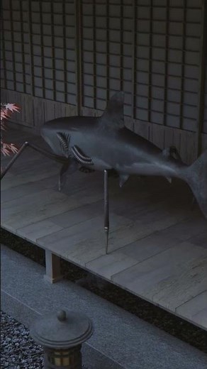 Walking sharks attack Tokyo #junjiito #gyo #vfx #cg