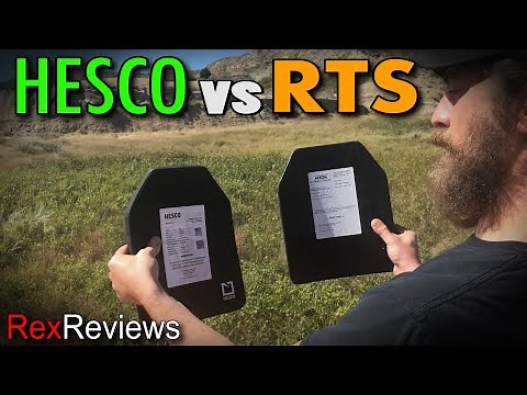 RTS Tactical Ceramic Level IV Plate vs Hesco (20 rounds of 5.56mm) BALLISTIC TEST ~ Rex Review