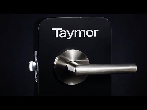 How to Install Your Taymor Professional Series® Privacy/Passage Lock (Drive-In Latch)