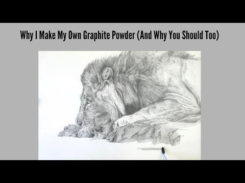 Why I Make My Own Graphite Powder (And Why You Should Too)