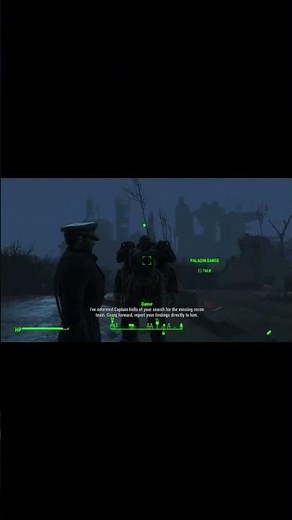 Fallout 4 report to paladin danse bug fix #fallout4